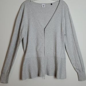 CAbi Gray Willow Cardigan Size XL